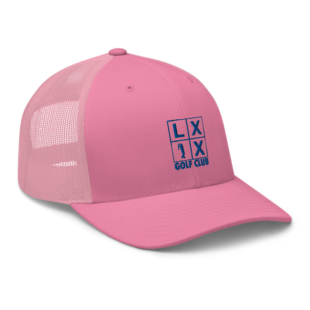 Four Box Logo Trucker Cap - Blue Logo