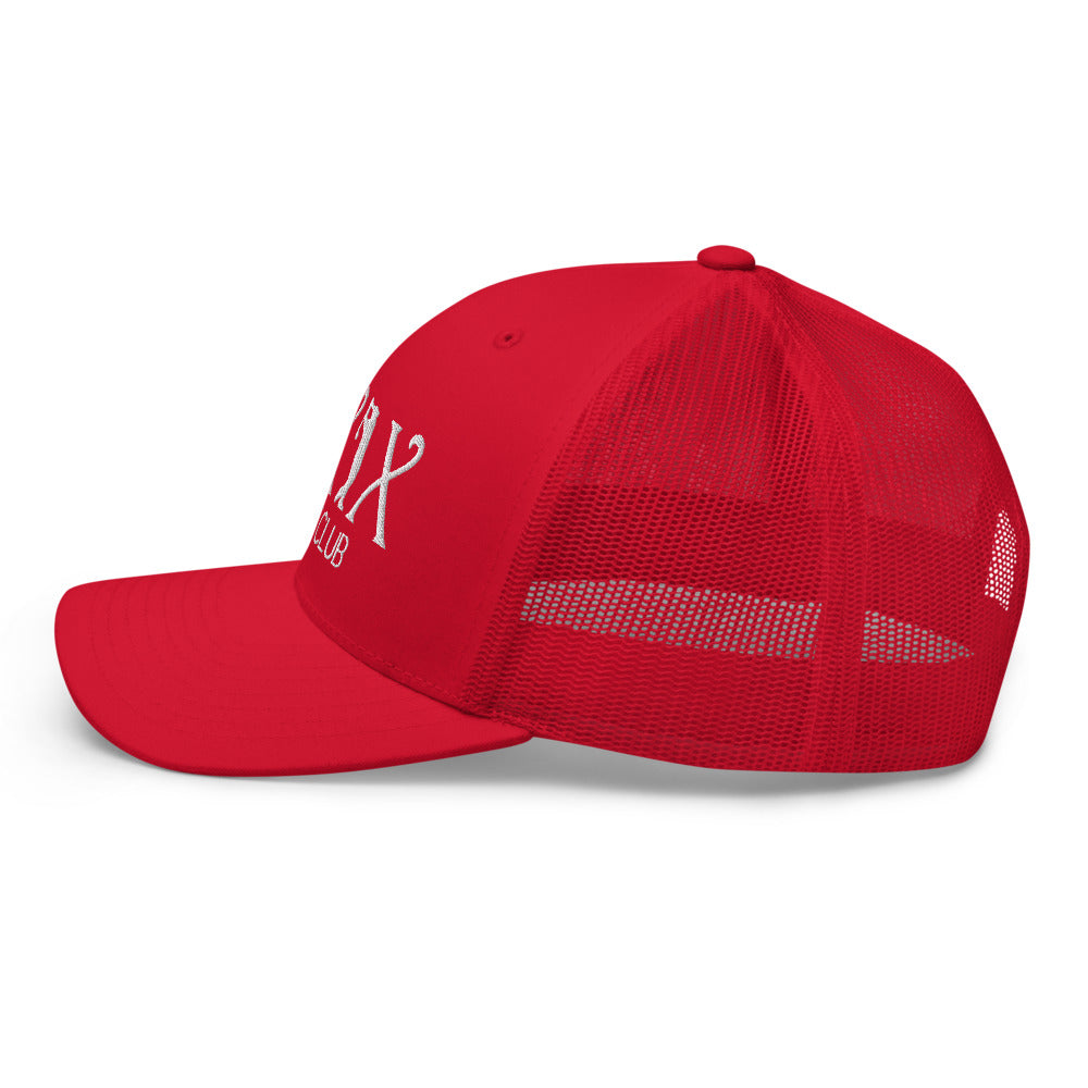Curve Logo Trucker Cap - White Logo