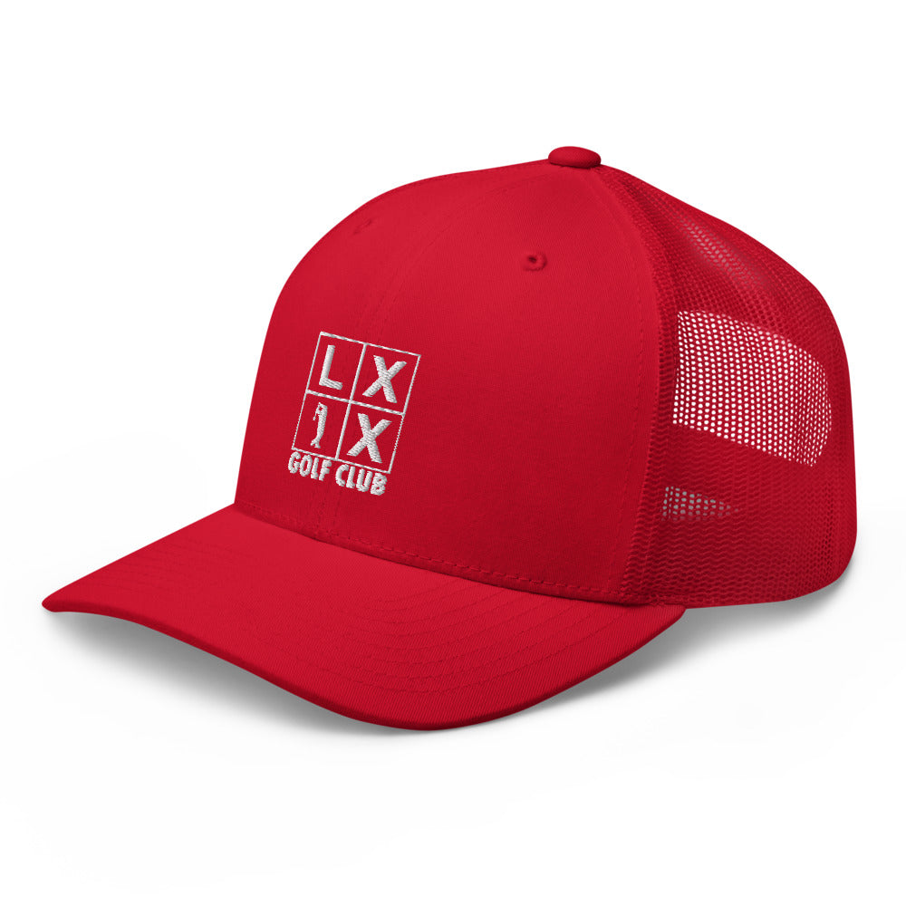 Four Box Logo Trucker Cap - White Logo