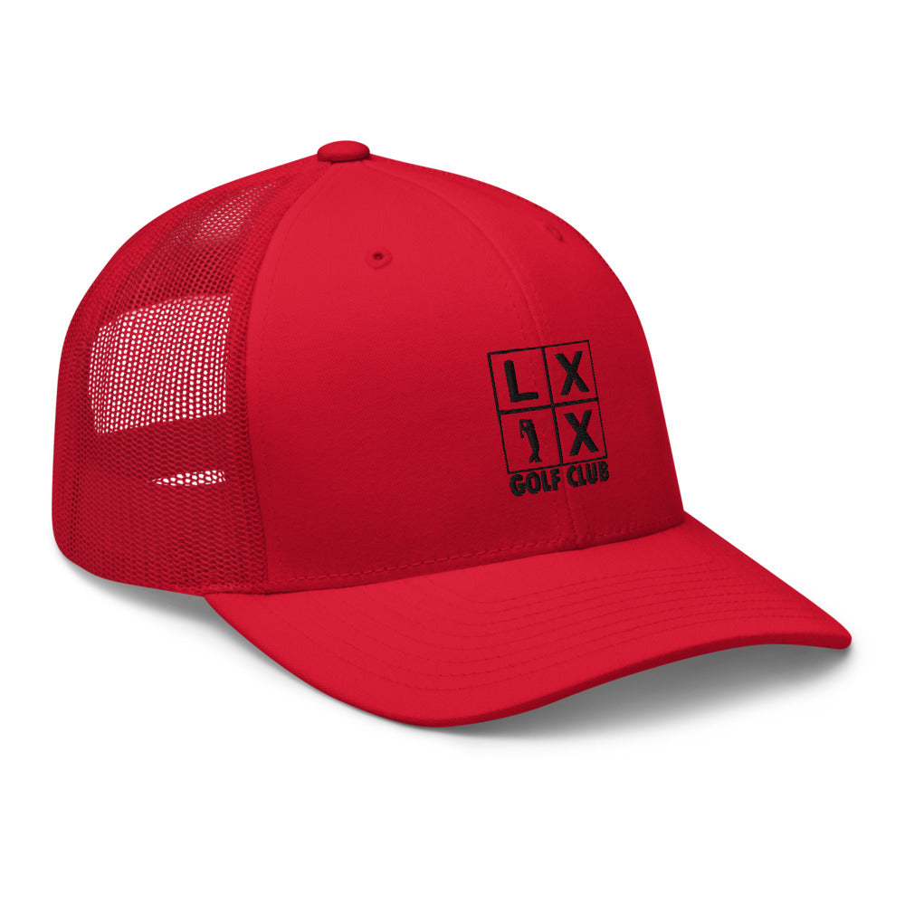 Four Box Logo Trucker Cap - Black Logo