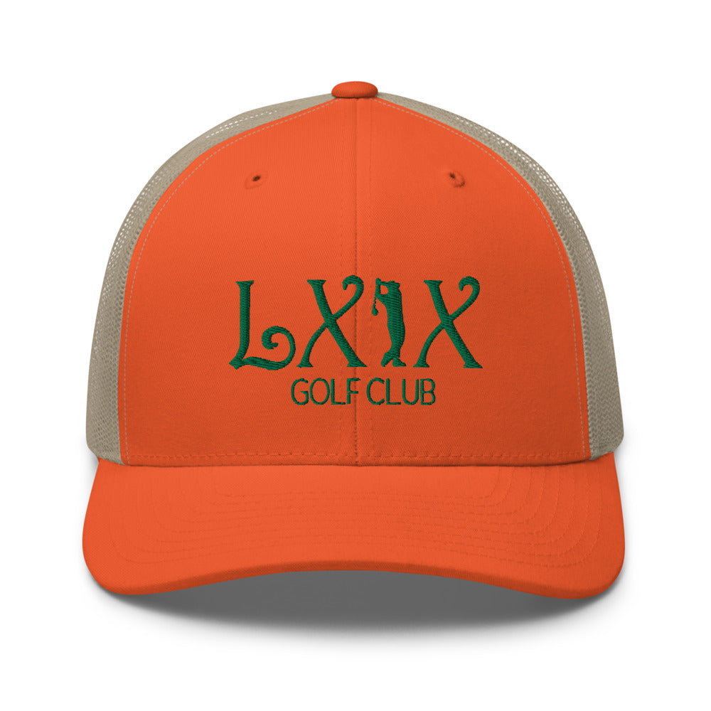 Curve Logo Trucker Cap - Green Logo