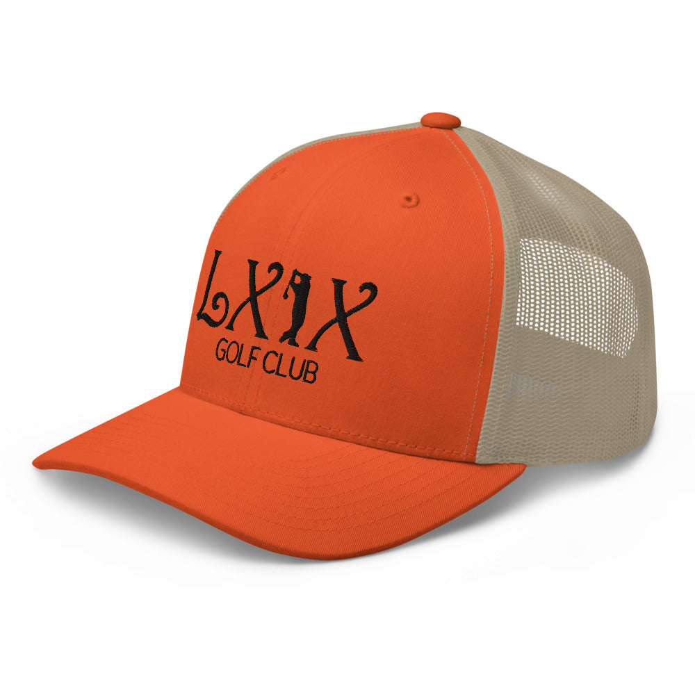 Curve Logo Trucker Cap - Black Logo