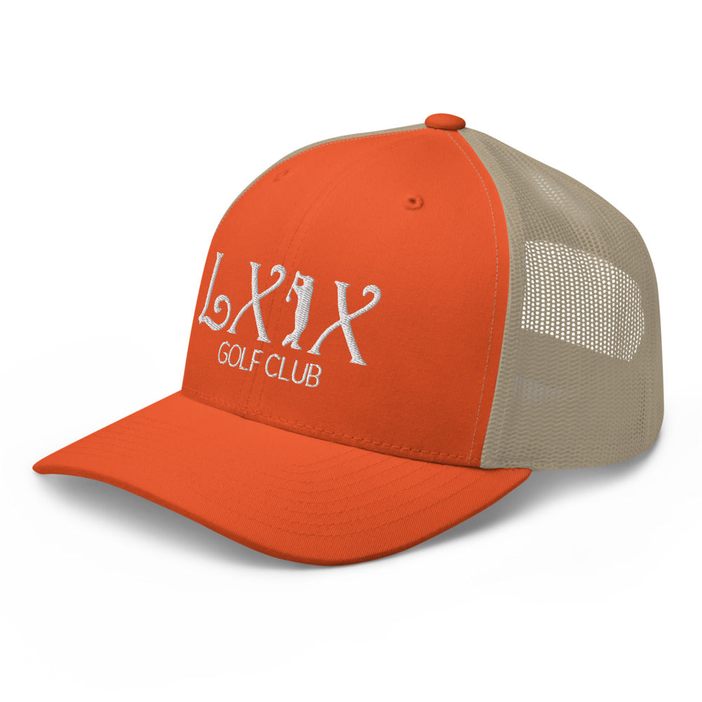 Curve Logo Trucker Cap - White Logo
