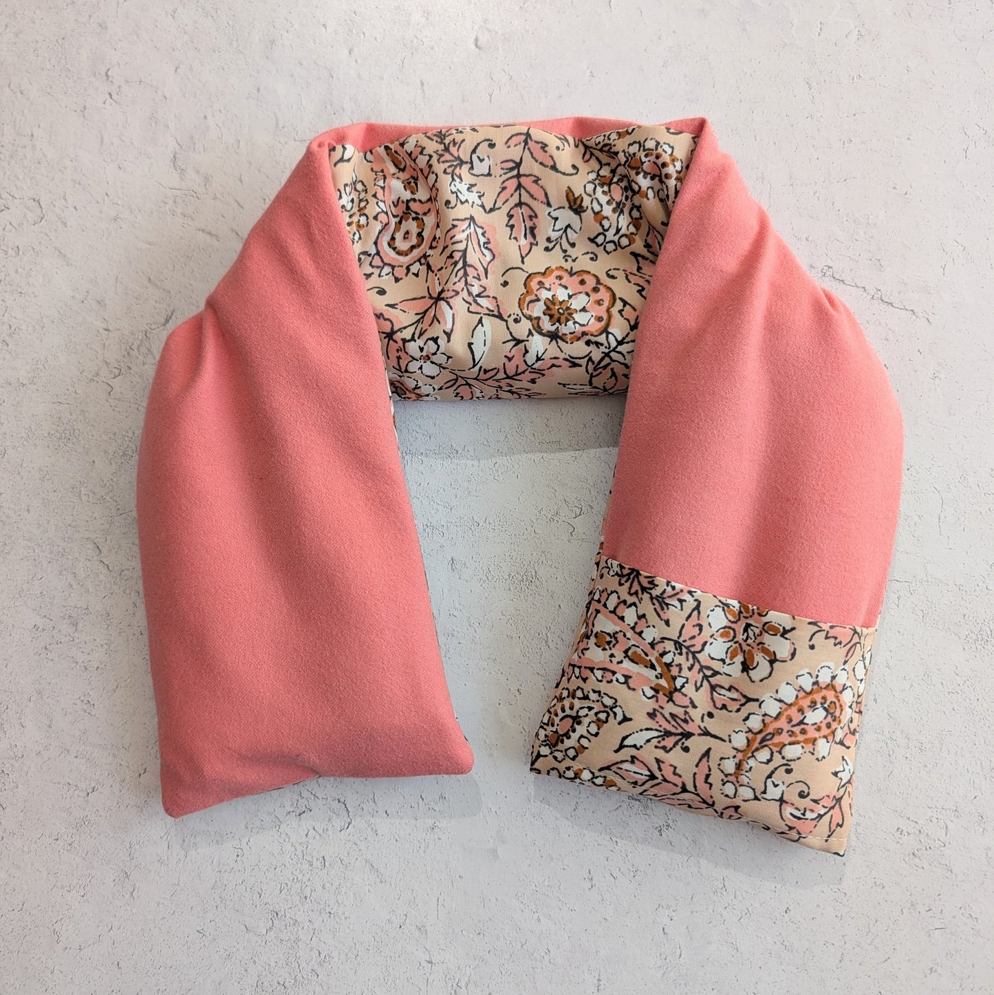 Weighted Neck Wrap -  Pink Paisley
