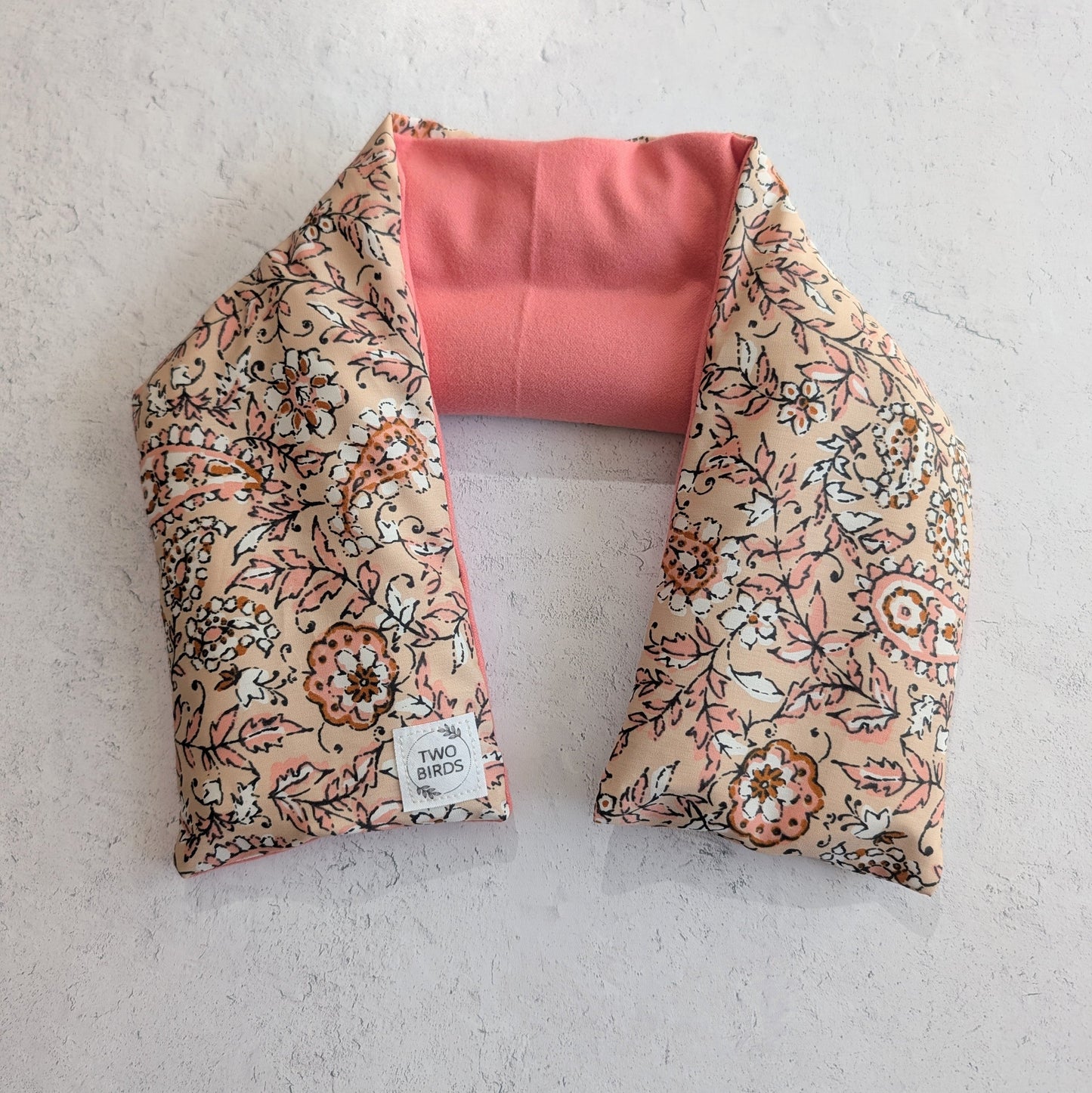 Weighted Neck Wrap -  Pink Paisley