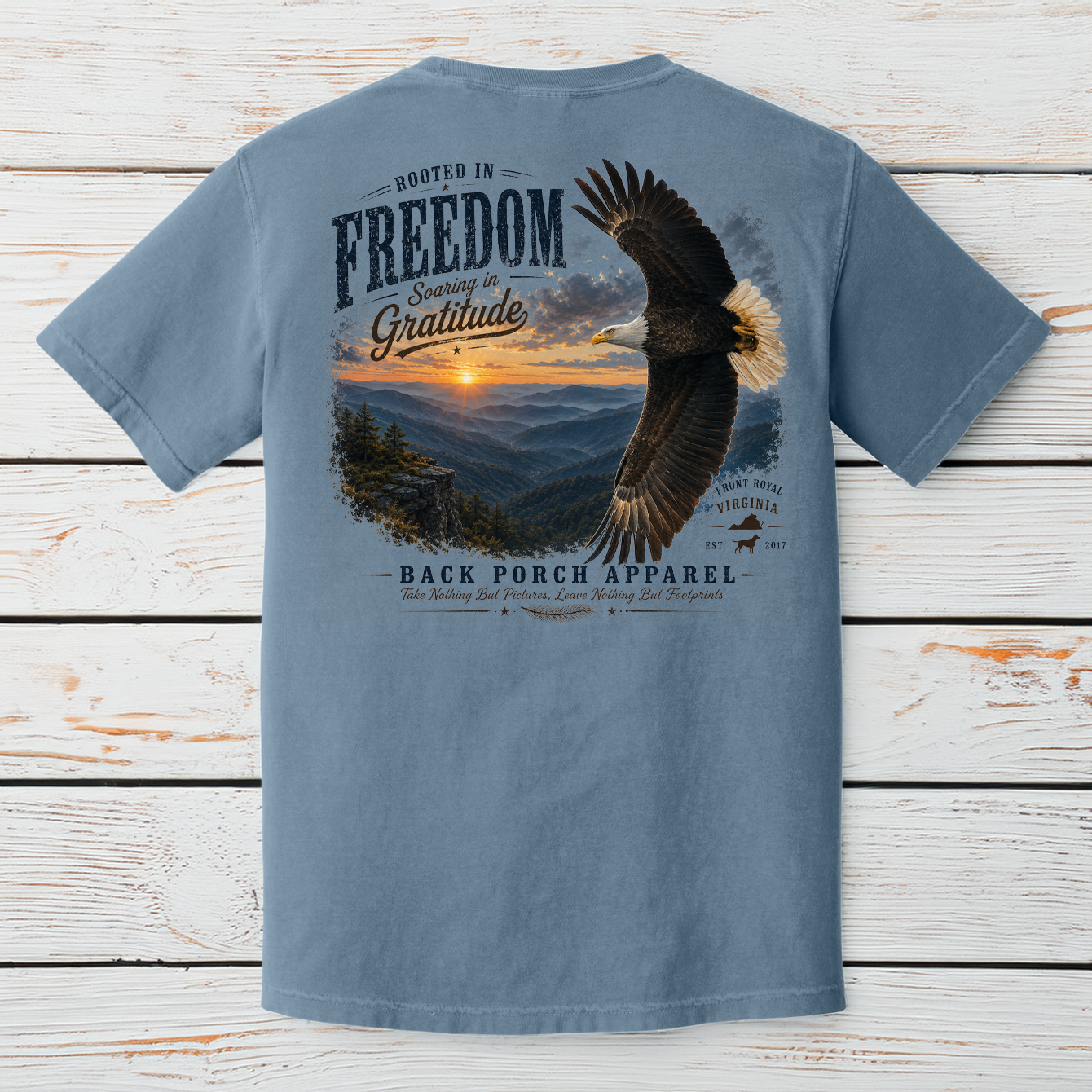 Rooted In Freedom Comfort Colors Graphic Tee