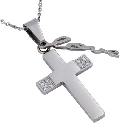 CZ Handwriting Necklace