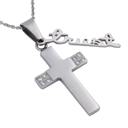 CZ Handwriting Necklace