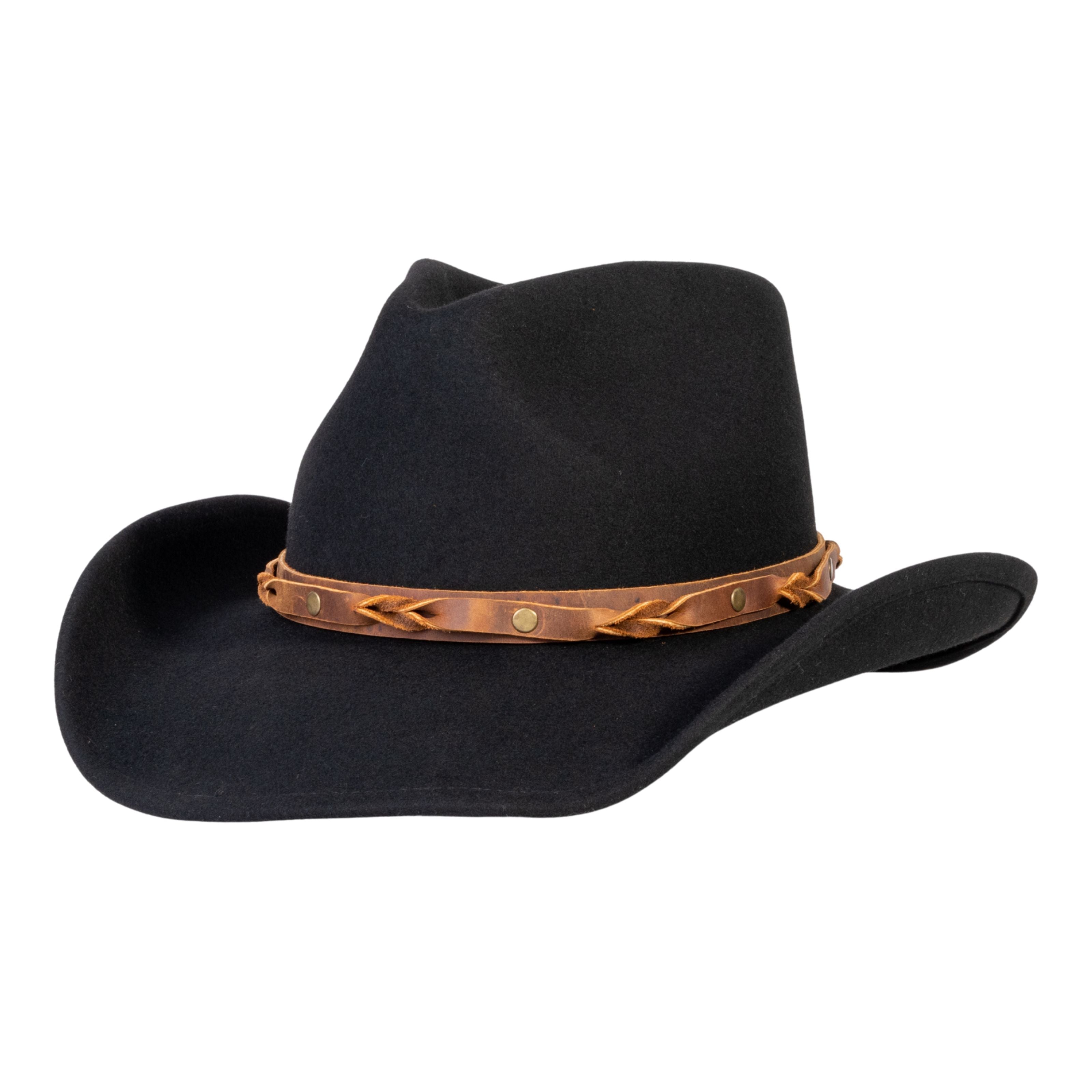 Rustler Black Felt Cowboy Hat – Engineered