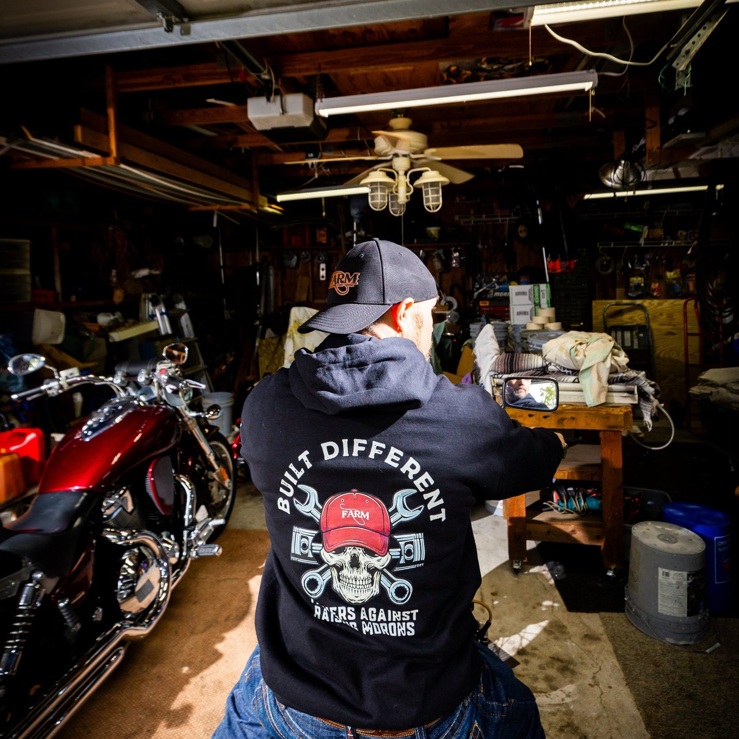 Built Different Hoodie - Black