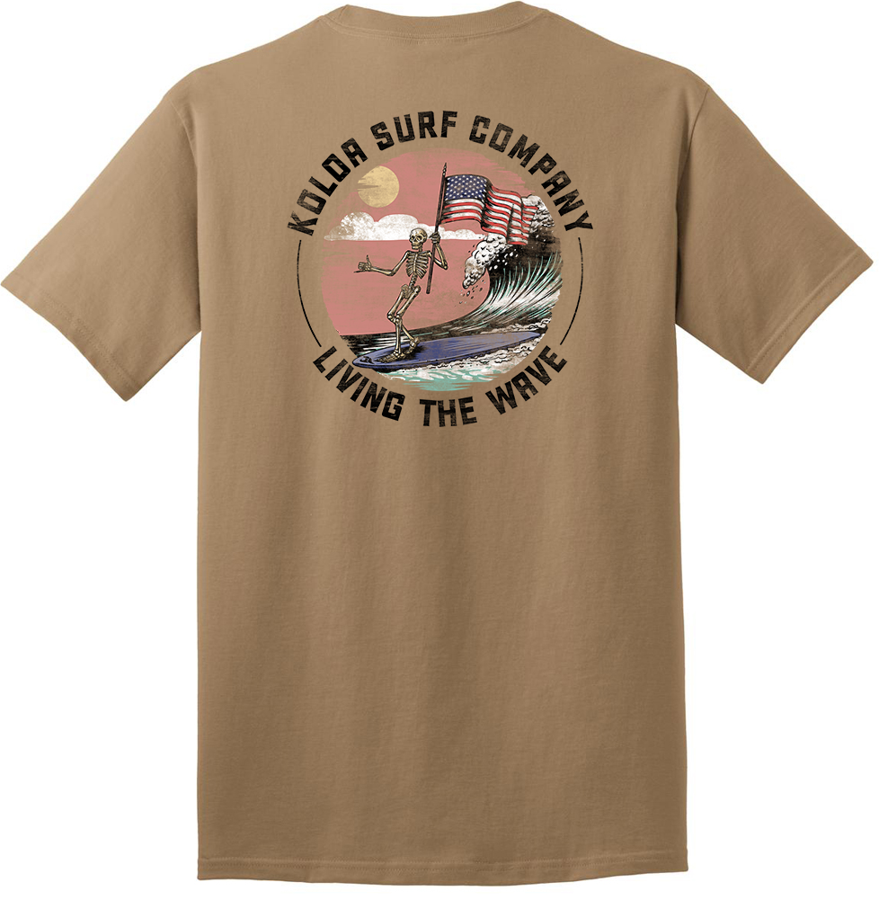 Koloa American Skeleton Heavyweight T-Shirt