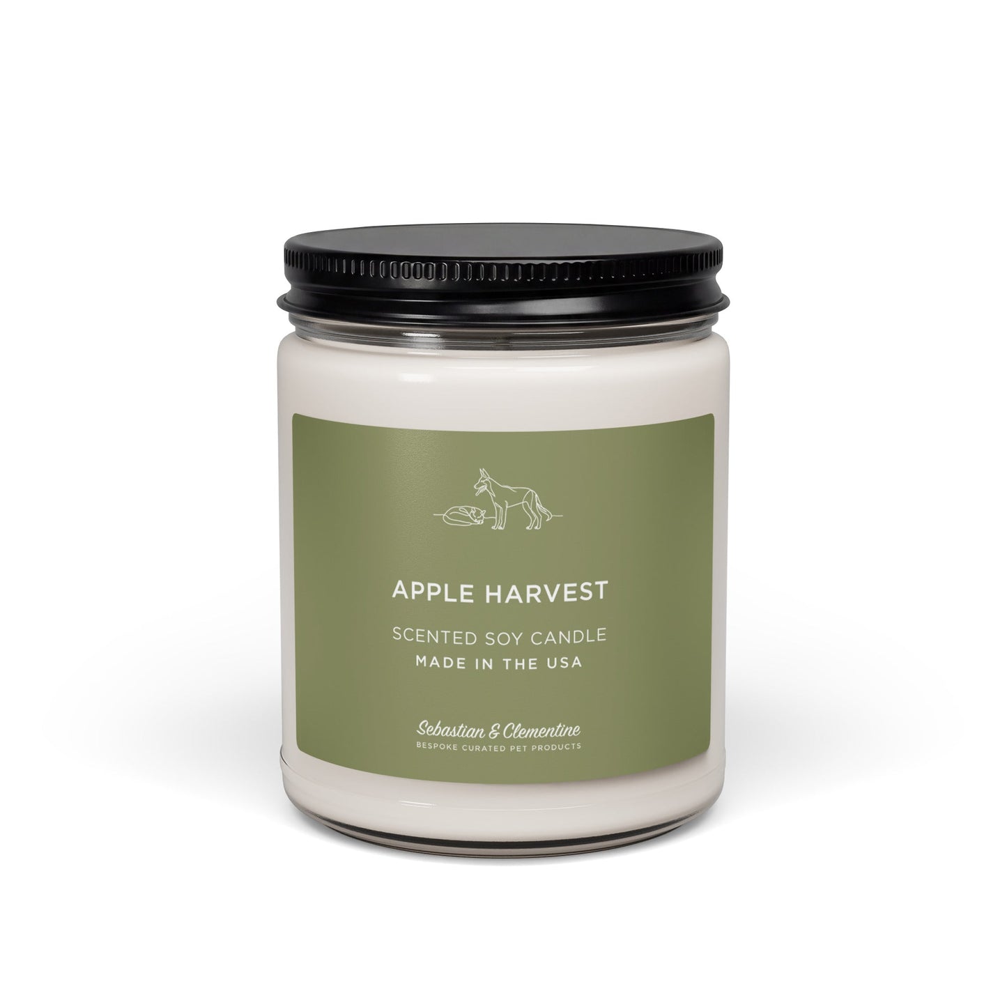 Sebastian & Clementine Scented Soy Candle - Apple Harvest