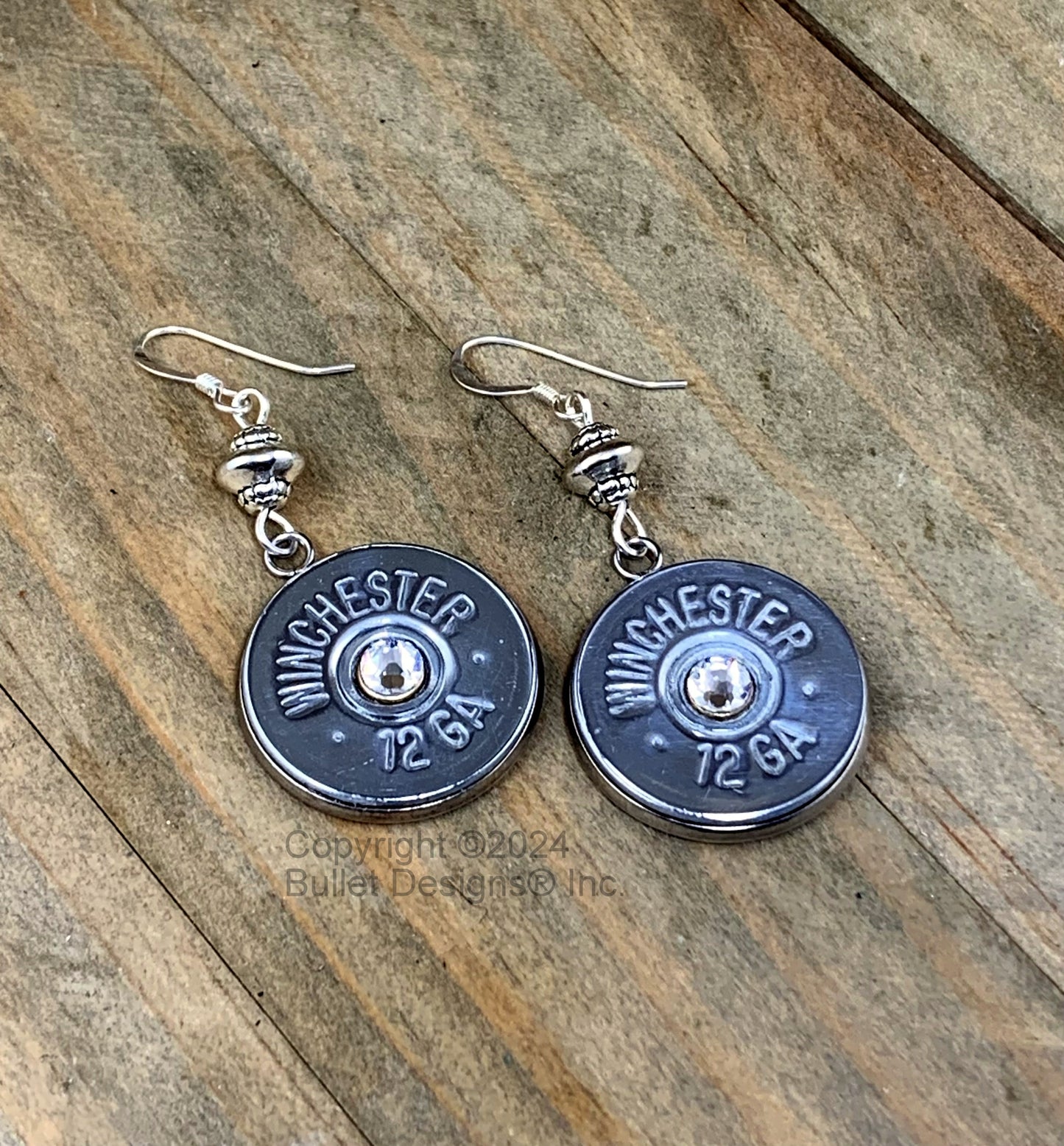 12 Gauge Shotgun Dangle Earrings