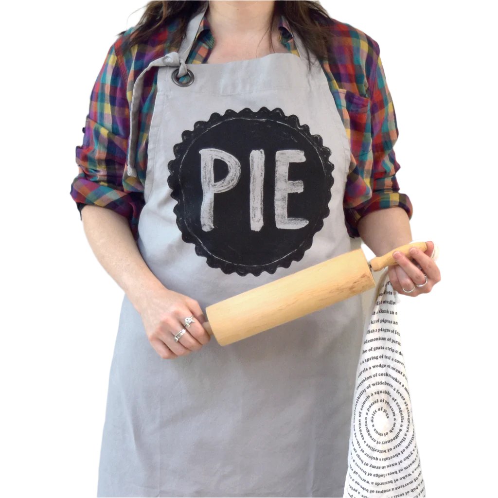 Pie Baker's Canvas Cooking Apron