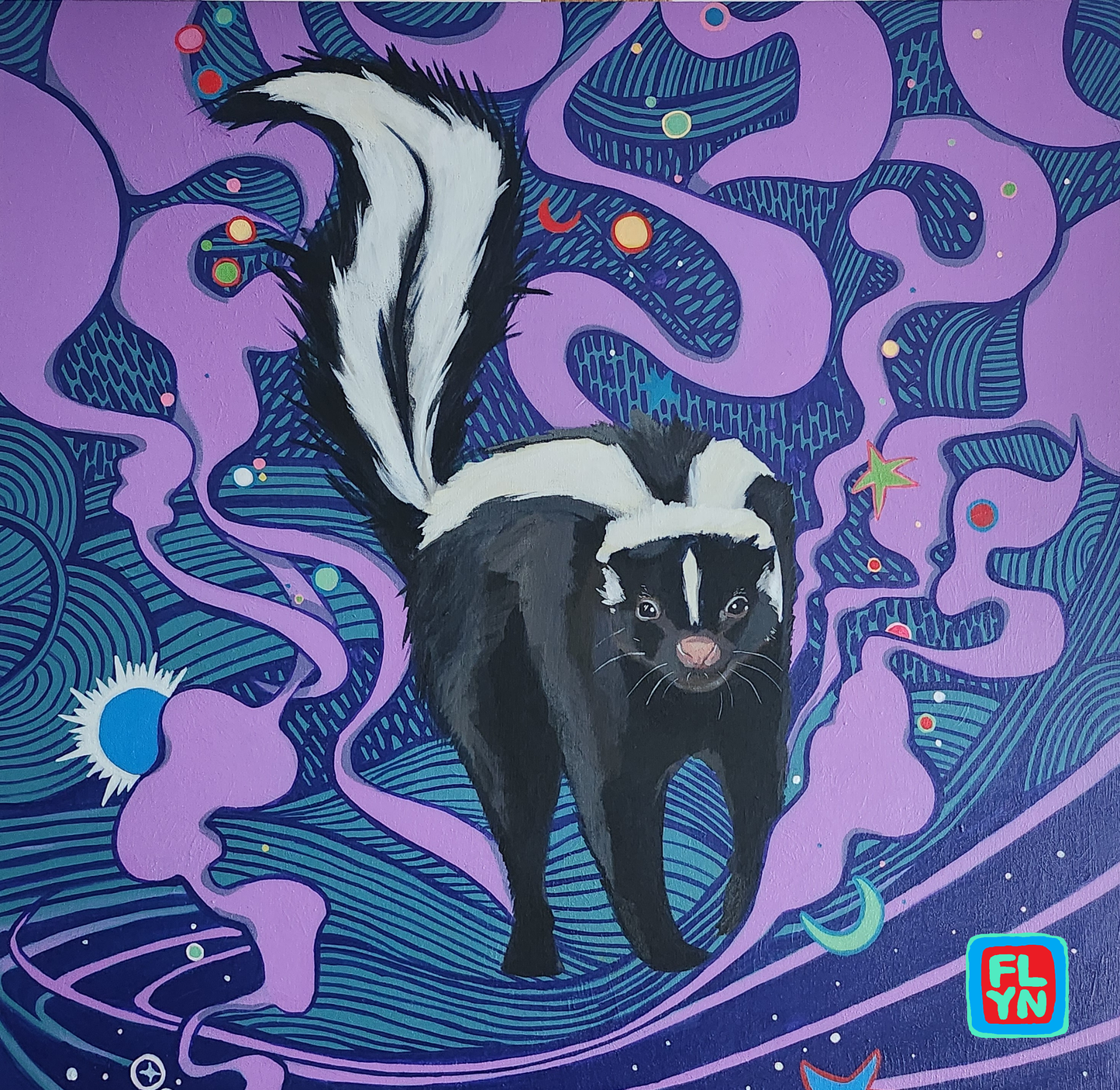 Skunky Haze Sticker