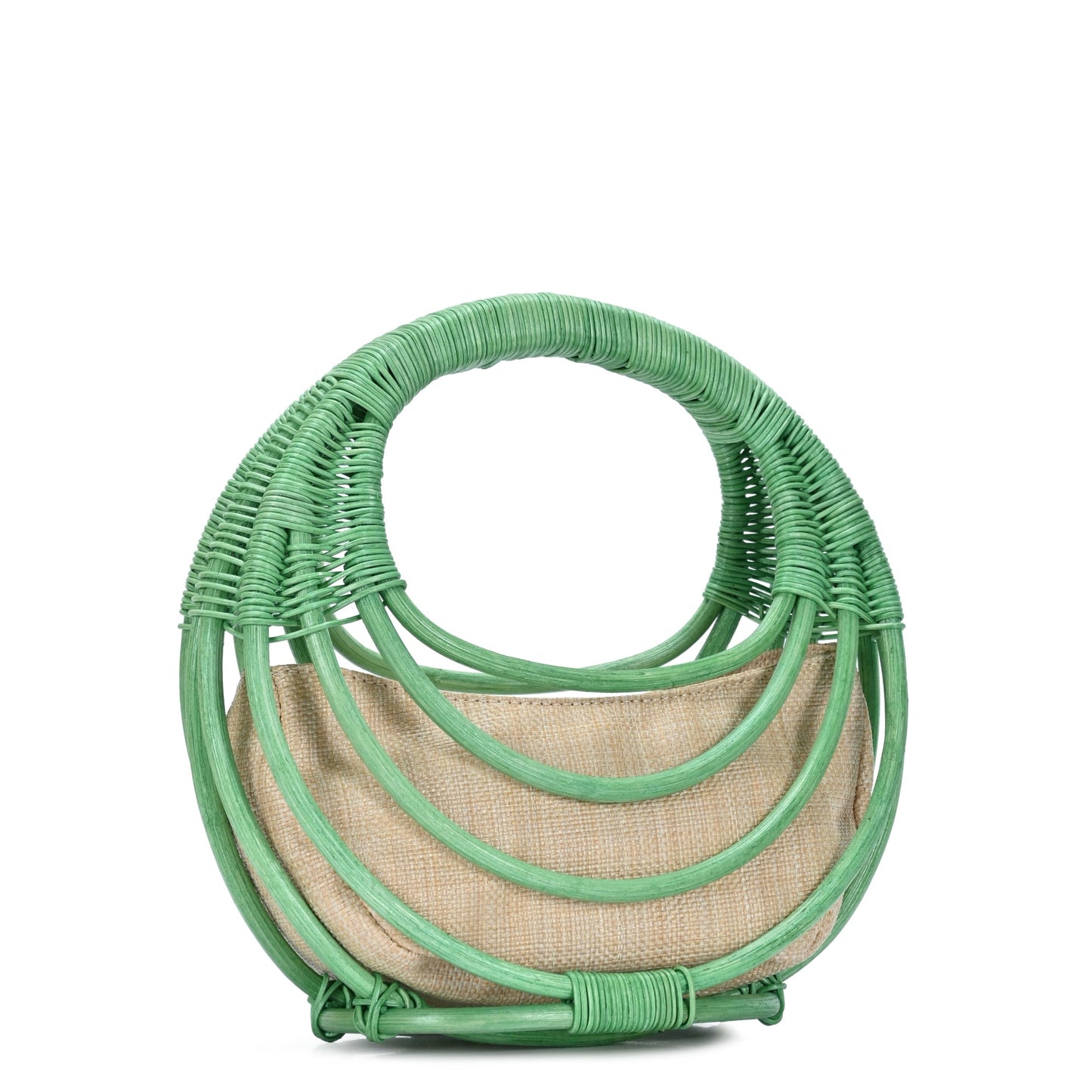 Solana Bamboo Straw Satchel