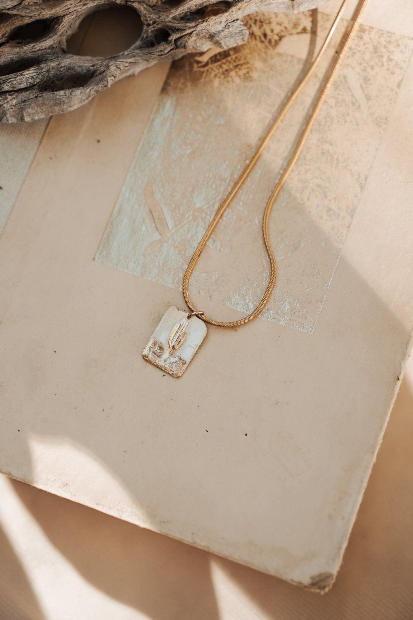 Sonoran Desert Necklace in 14k Gold-Fill