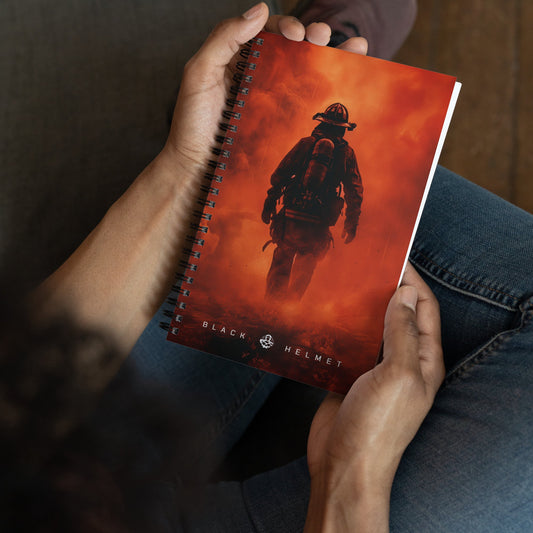 Into the Heat Firefighter Notebook – 140 Dotted Pages
