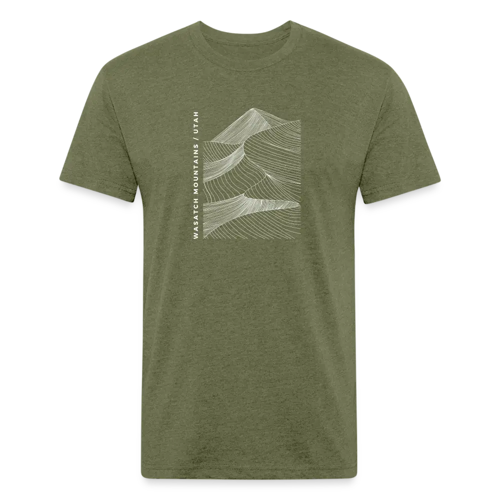 Wasatch Mountains - Premium Graphic Tee Timpanogos Hiking Co.