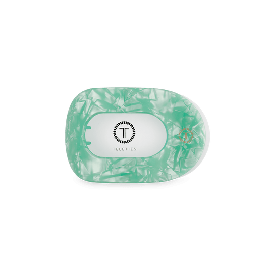 Spring Splash Small Flat Round Hair Clip