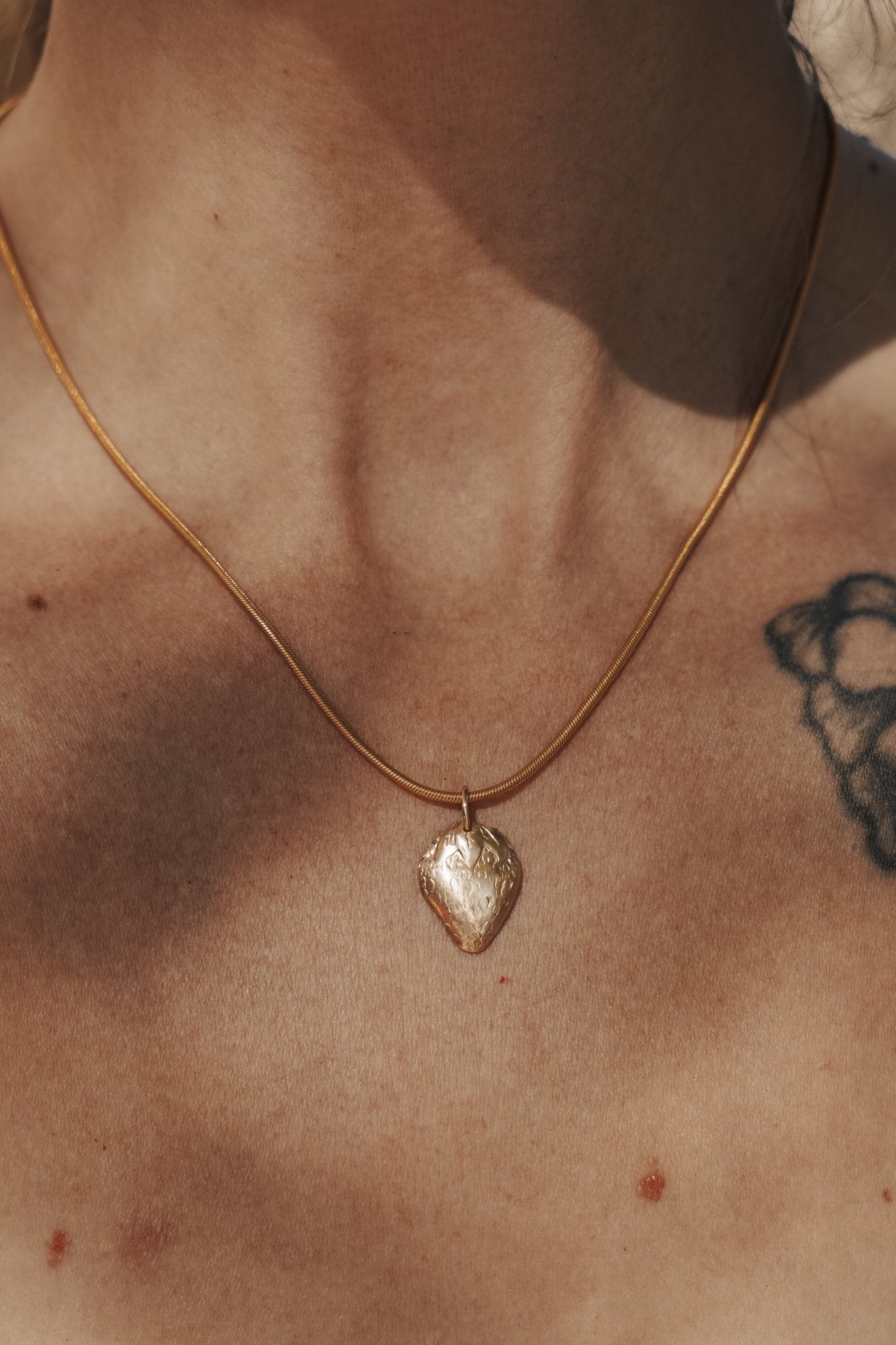 Strawberry Necklace in 14k Gold-Fill