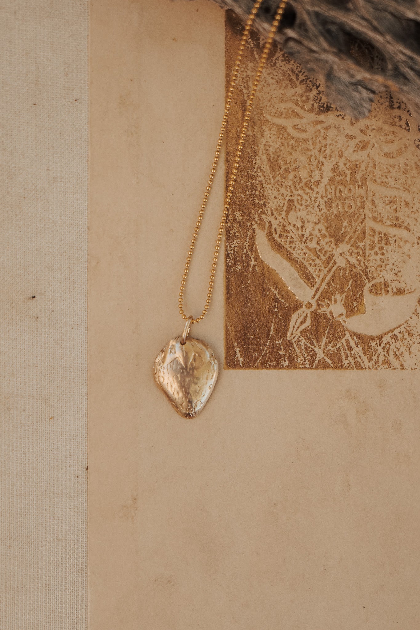 Strawberry Necklace in 14k Gold-Fill