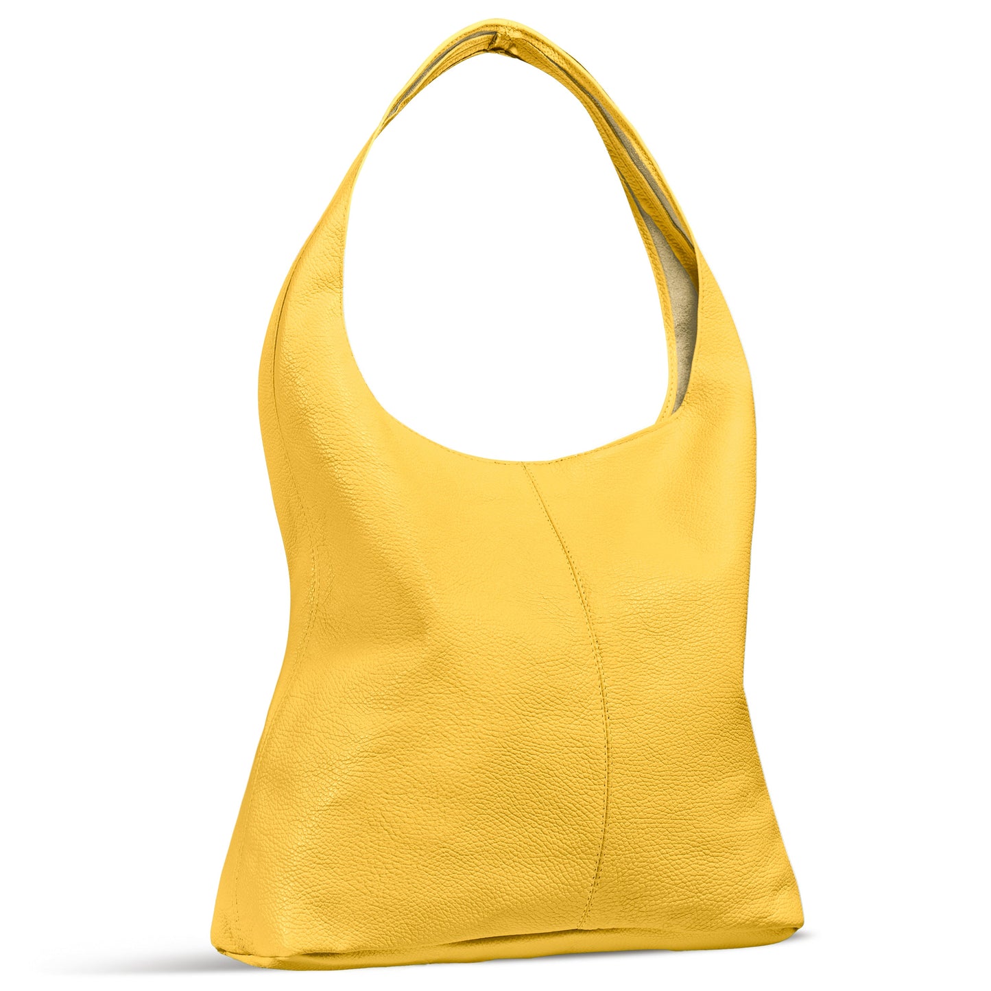 Italian Genuine Calf Leather Hobo Bag 011943