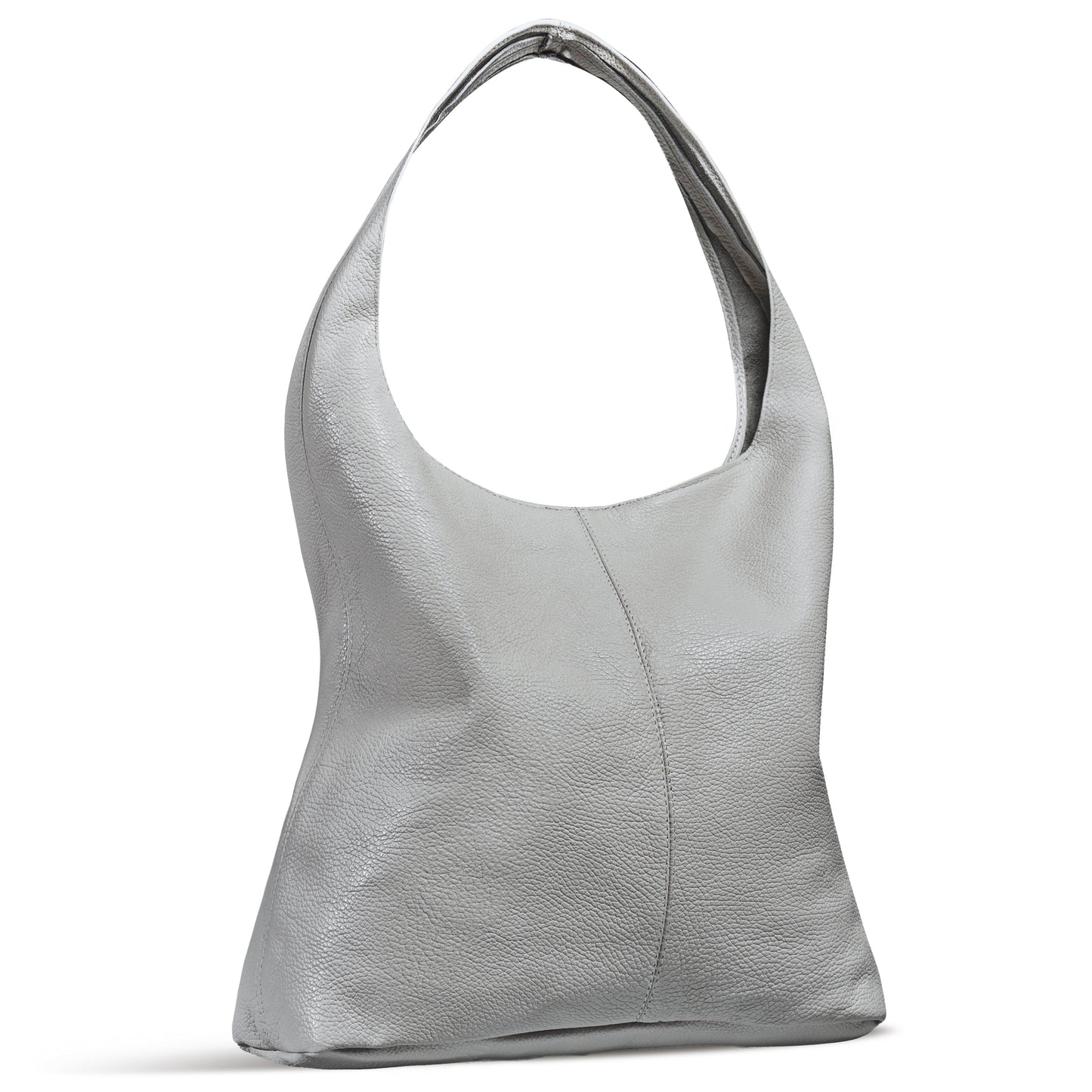 Italian Genuine Calf Leather Hobo Bag 011943