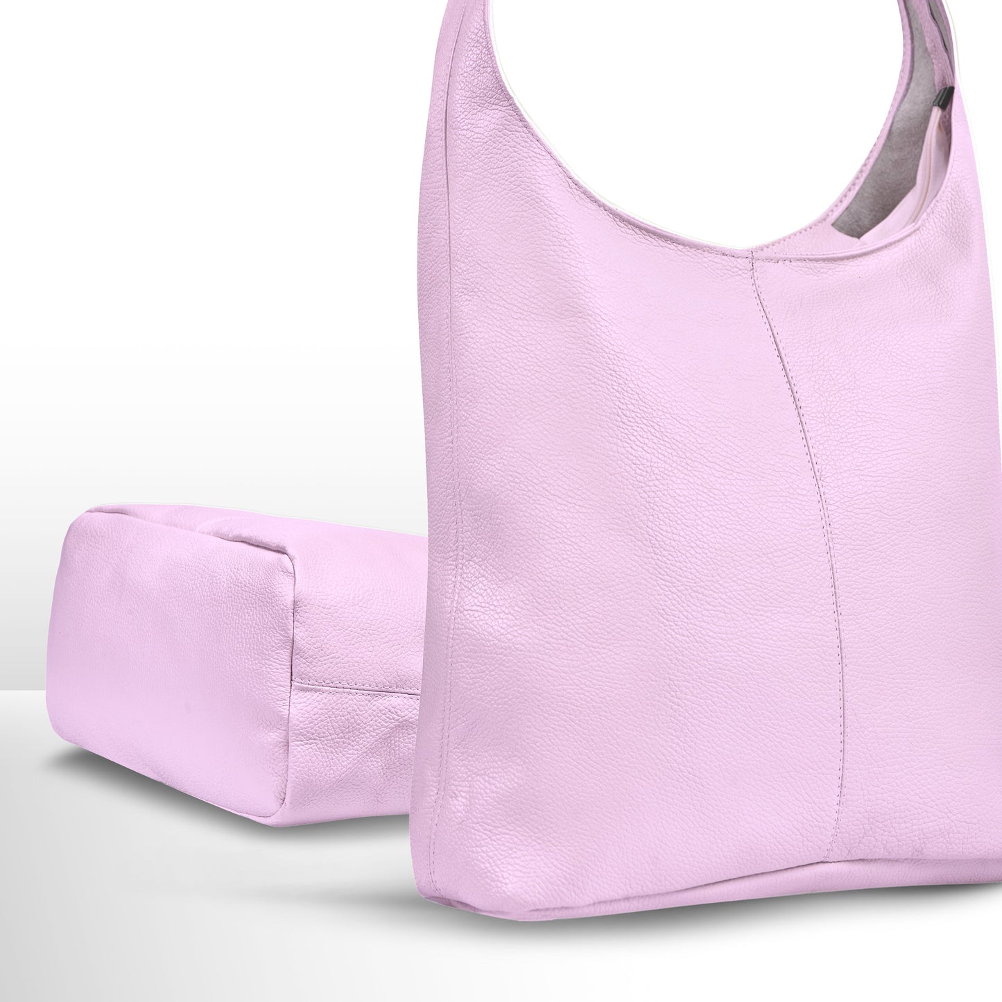 Italian Genuine Calf Leather Hobo Bag 011943