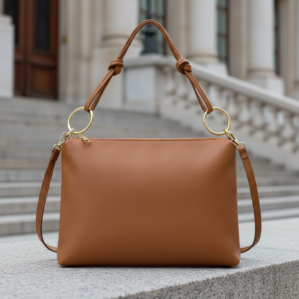 Italian Genuine Calf Leather Shoulder Bag 171551