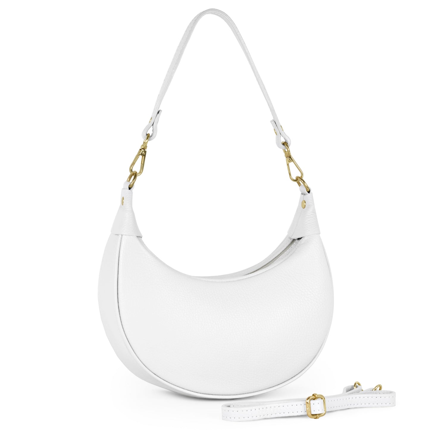 Italian Genuine Calf Leather Shoulder Bag 222024