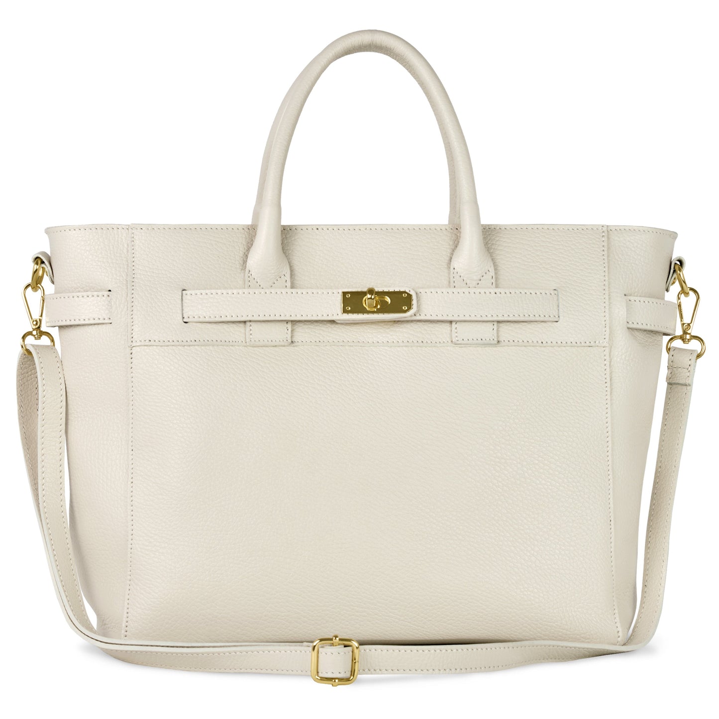 Italian Genuine Calf Leather Top-Handle Bag 233233