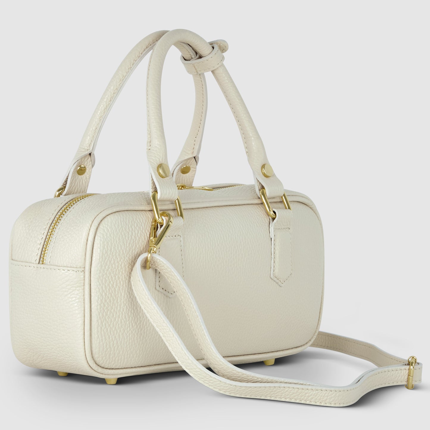 Italian Genuine Calf Leather Top-Handle Bag 252335