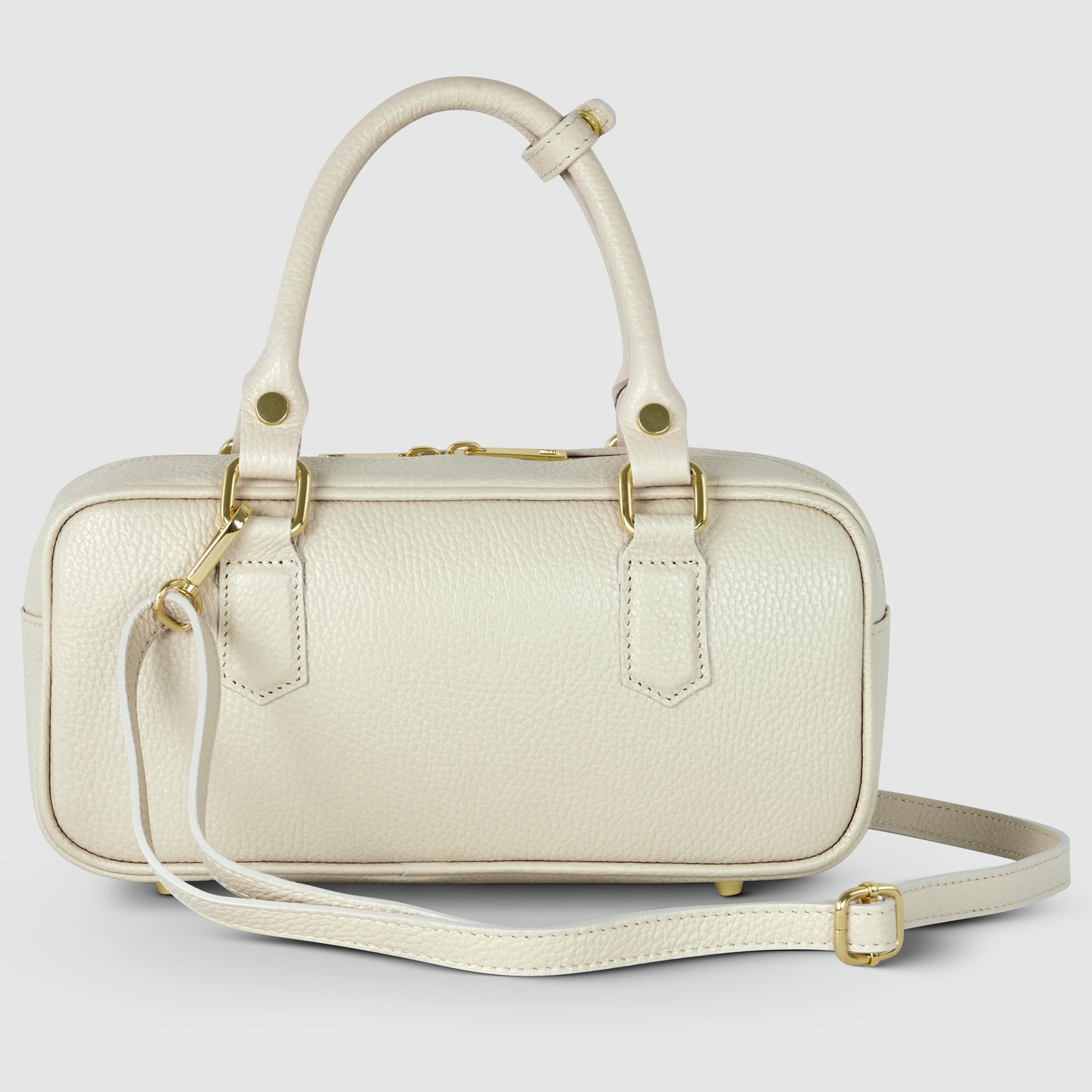 Italian Genuine Calf Leather Top-Handle Bag 252335