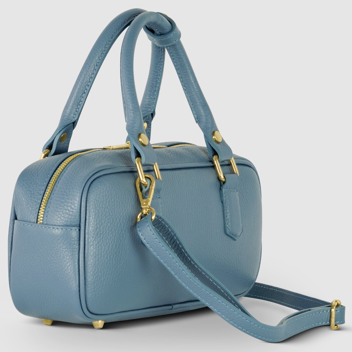 Italian Genuine Calf Leather Top-Handle Bag 252335