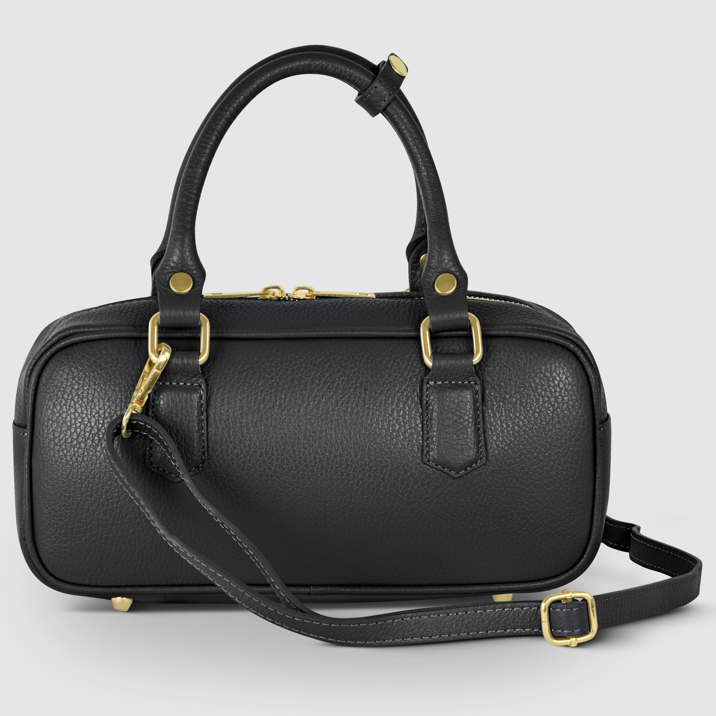 Italian Genuine Calf Leather Top-Handle Bag 252335