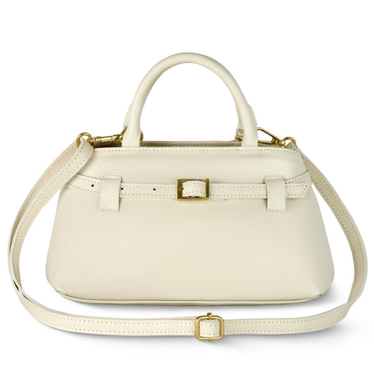 Italian Genuine Calf Leather Top-Handle Bag 252352