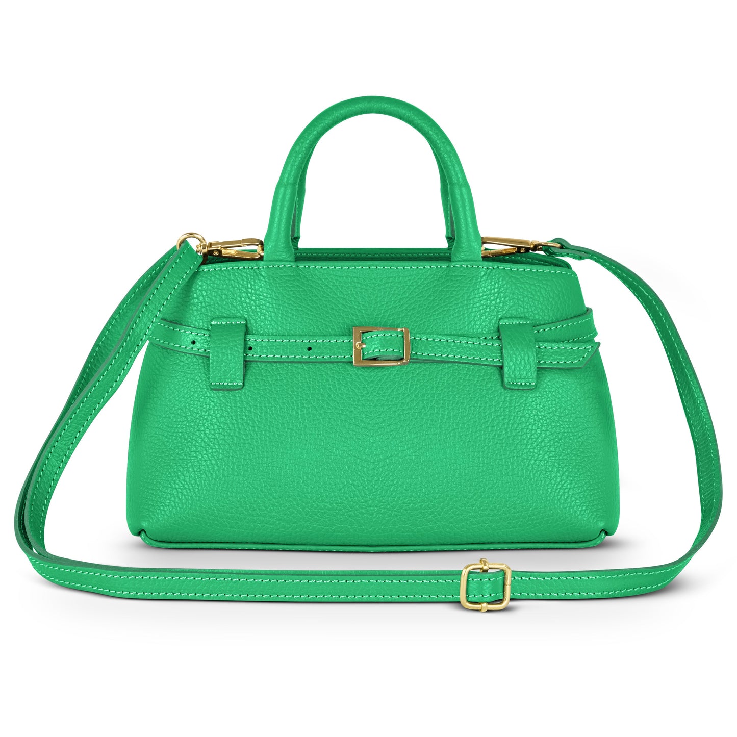 Italian Genuine Calf Leather Top-Handle Bag 252352