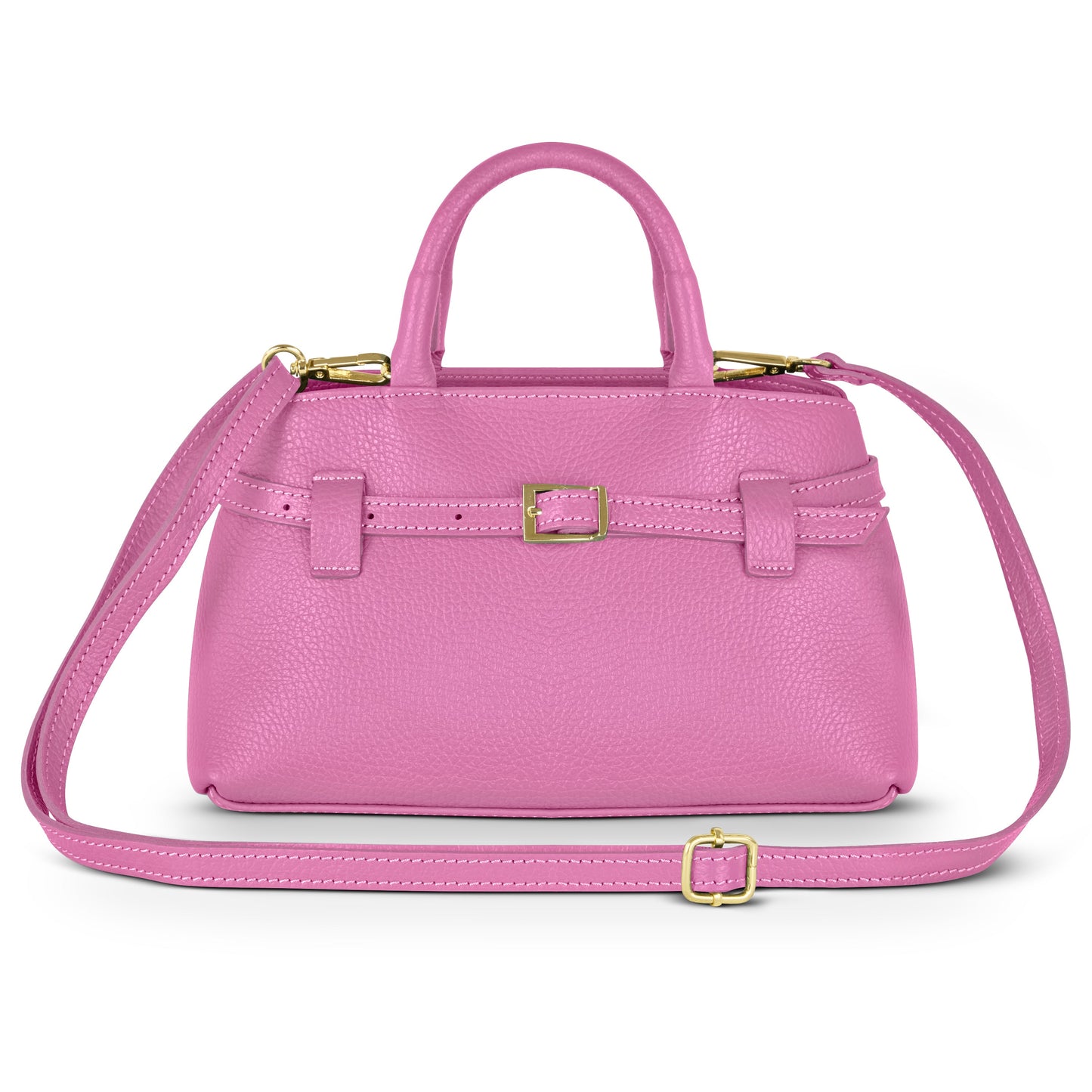 Italian Genuine Calf Leather Top-Handle Bag 252352