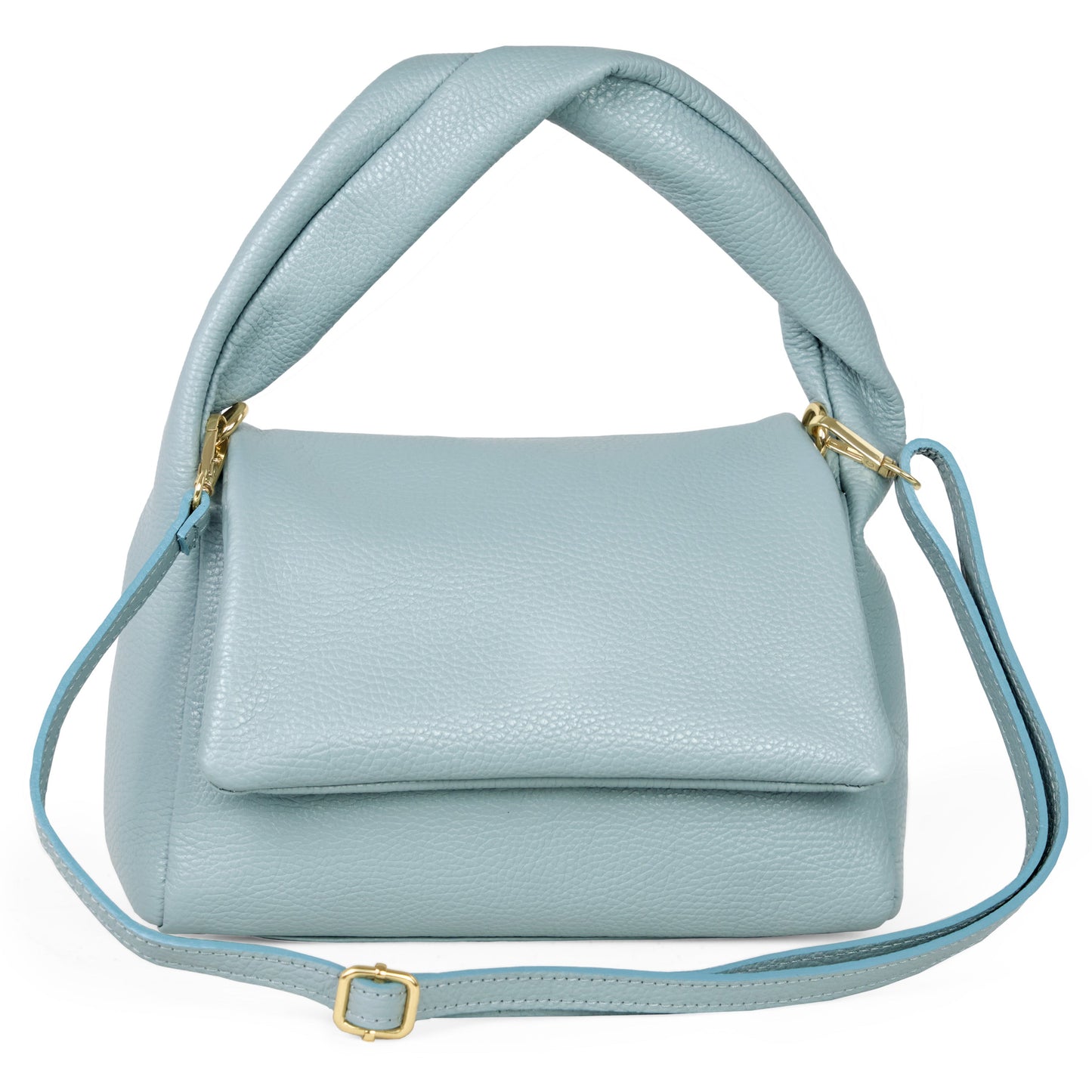 Italian Genuine Calf Leather Top-Handle Bag 262495