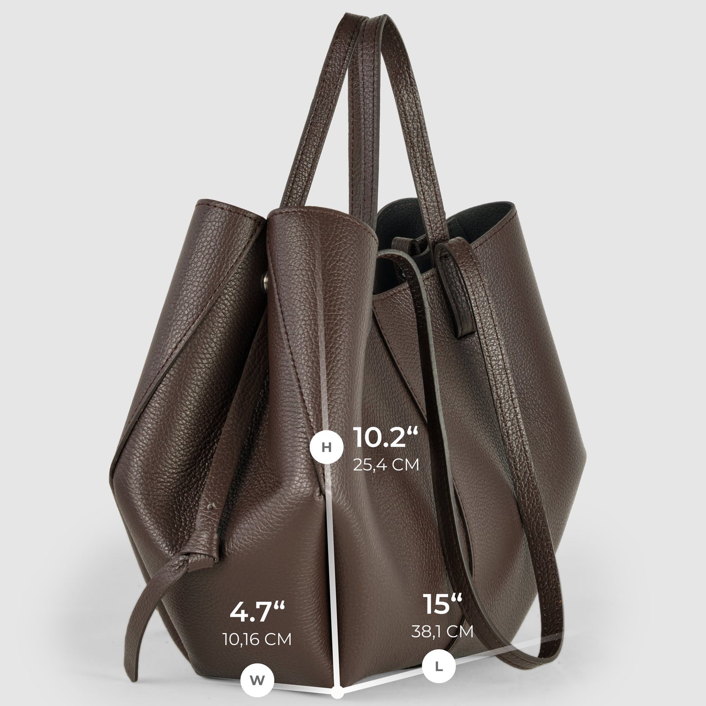 Italian Genuine Calf Leather Tote Bag 312912
