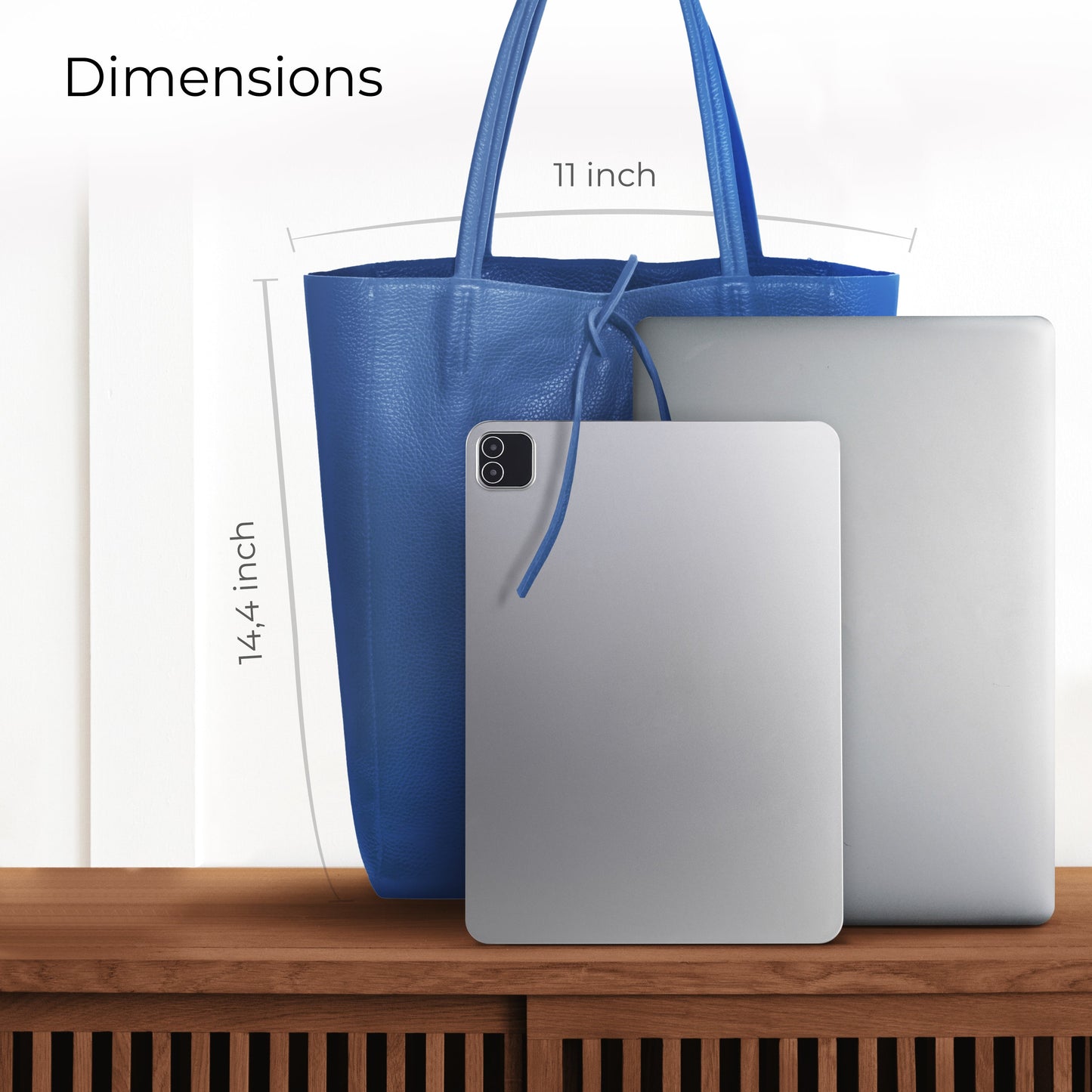 Italian Genuine Calf Leather Tote Bag 201718