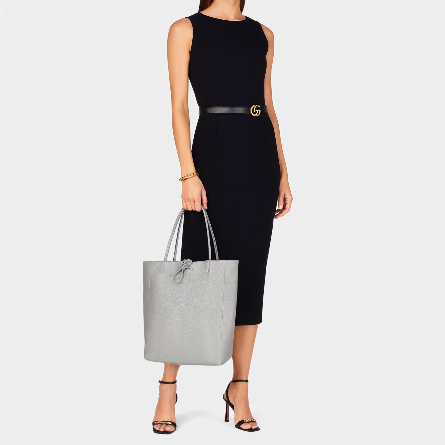 Italian Genuine Calf Leather Tote Bag 201718