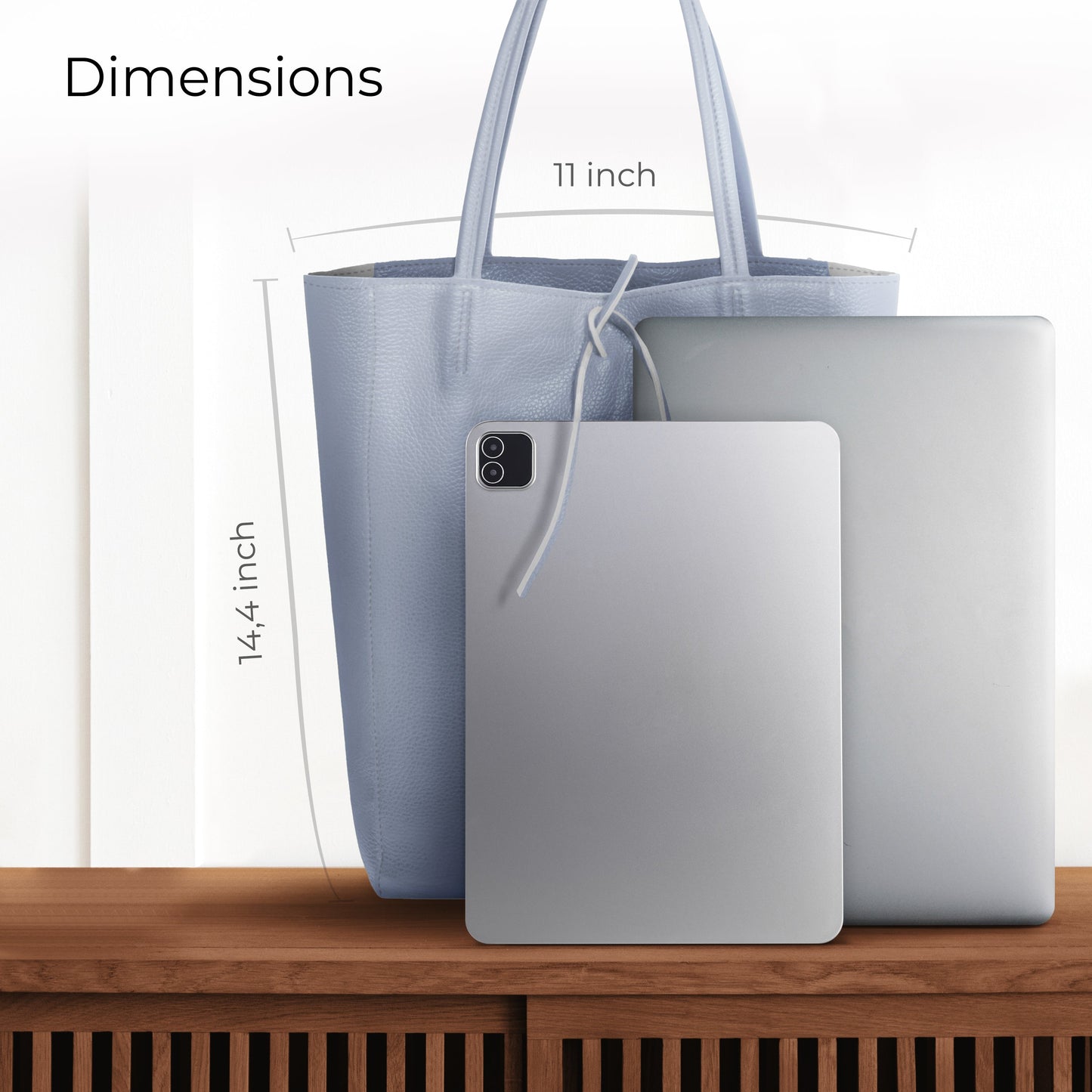 Italian Genuine Calf Leather Tote Bag 201718