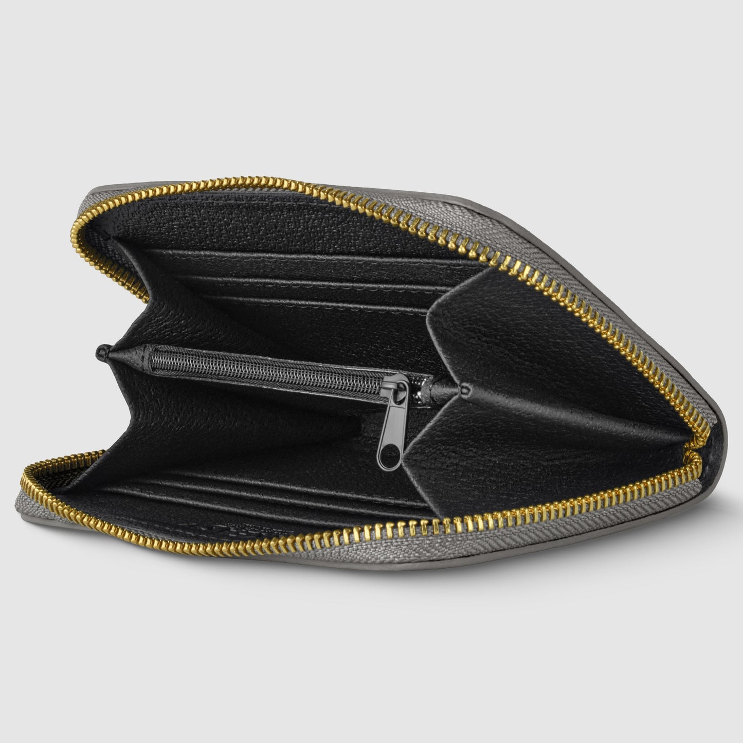 Italian Genuine Metallic Calf Leather Wallet 650988
