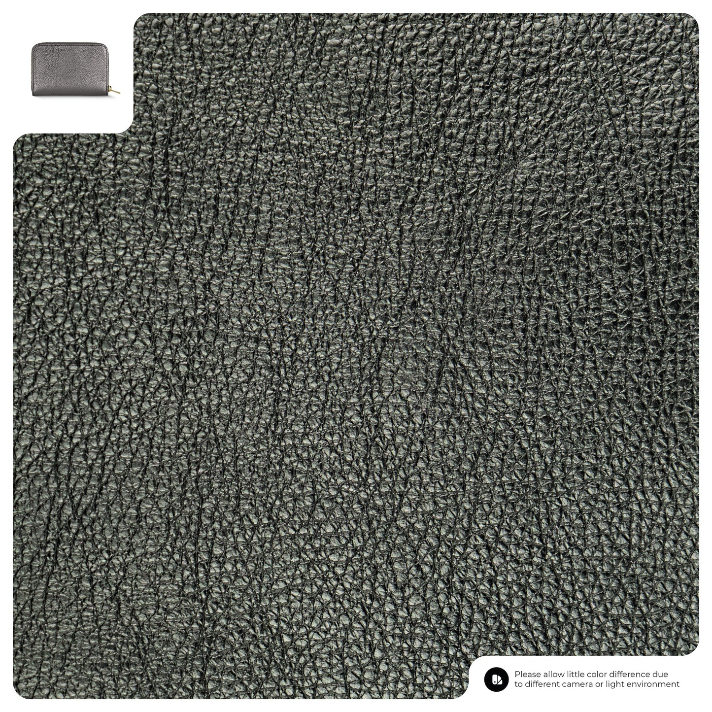Italian Genuine Metallic Calf Leather Wallet 650988