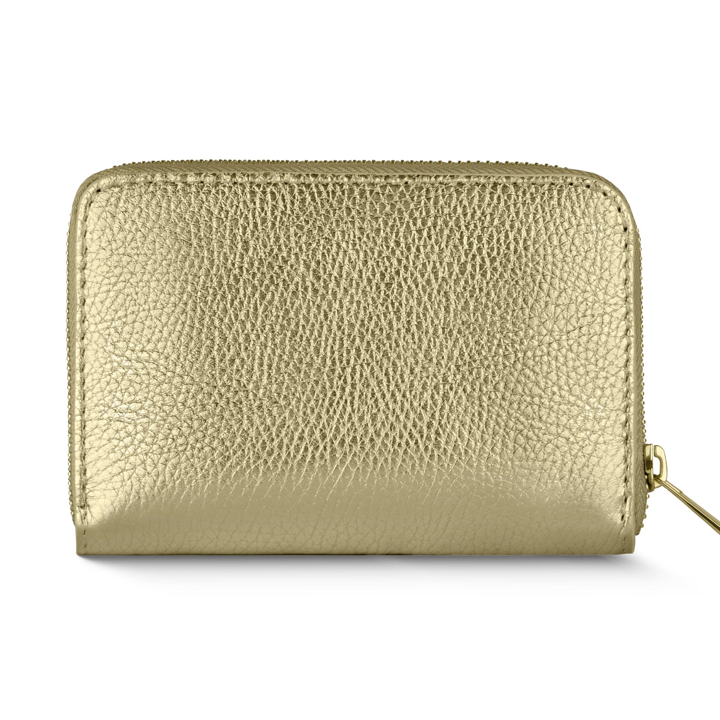 Italian Genuine Metallic Calf Leather Wallet 650988