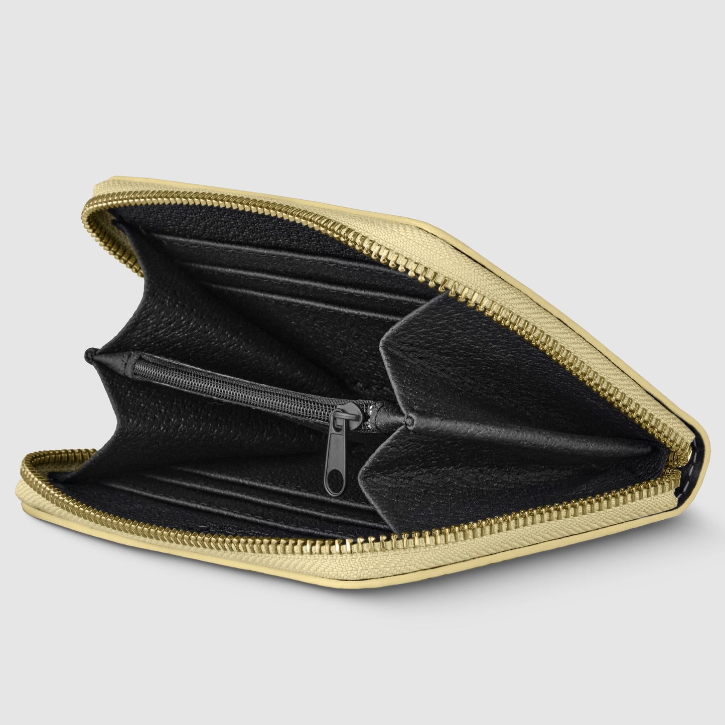 Italian Genuine Metallic Calf Leather Wallet 650988
