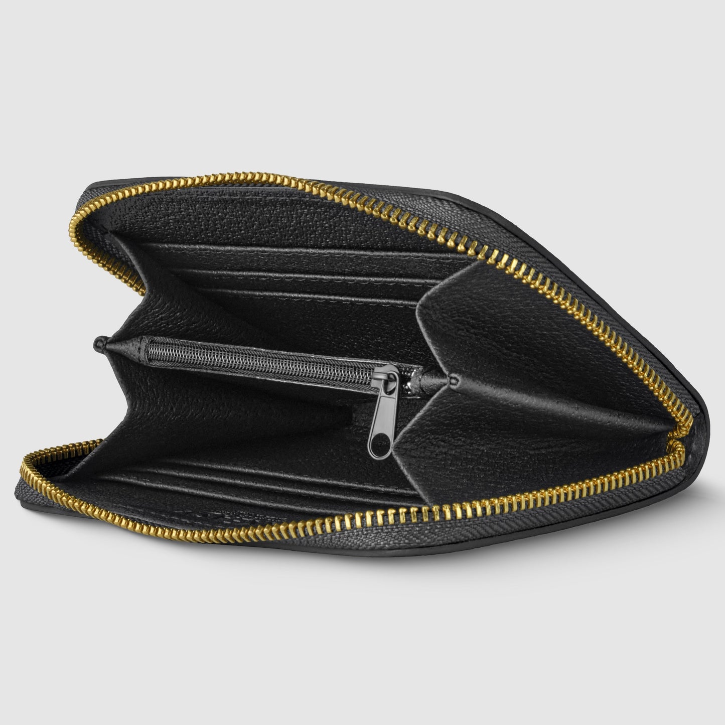 Italian Genuine Metallic Calf Leather Wallet 650988