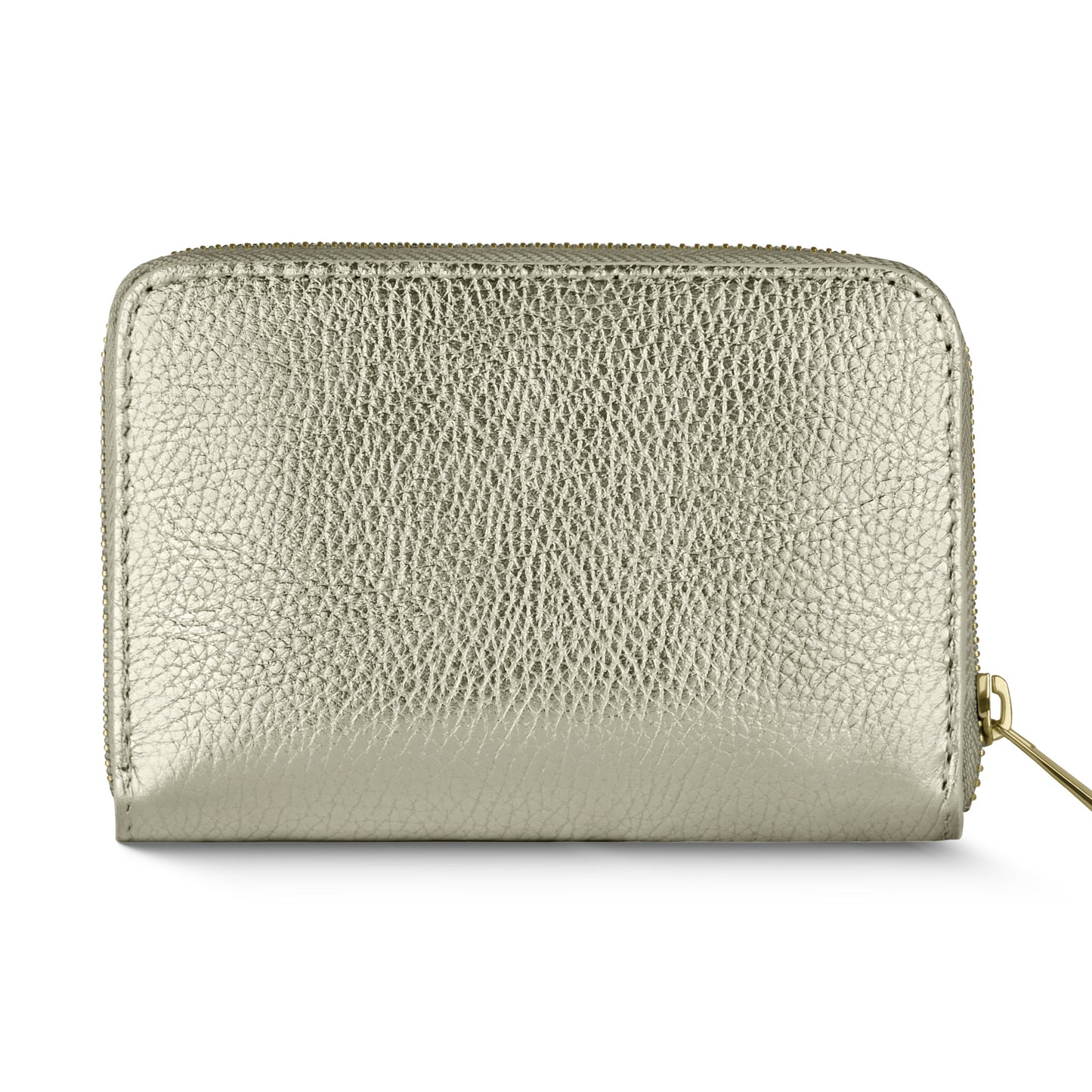 Italian Genuine Metallic Calf Leather Wallet 650988